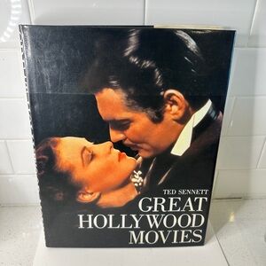 Ted Sennett  'Great Hollywood Movies' 1983. 1stEd Vintage Coffee Table Book Rare